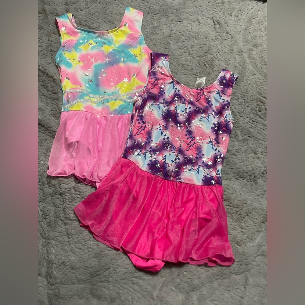 Jacques Moret Dance/Gymnastics Leotards Size 12/14 EUC